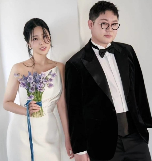 감스트 뚜밥 웨딩 사진