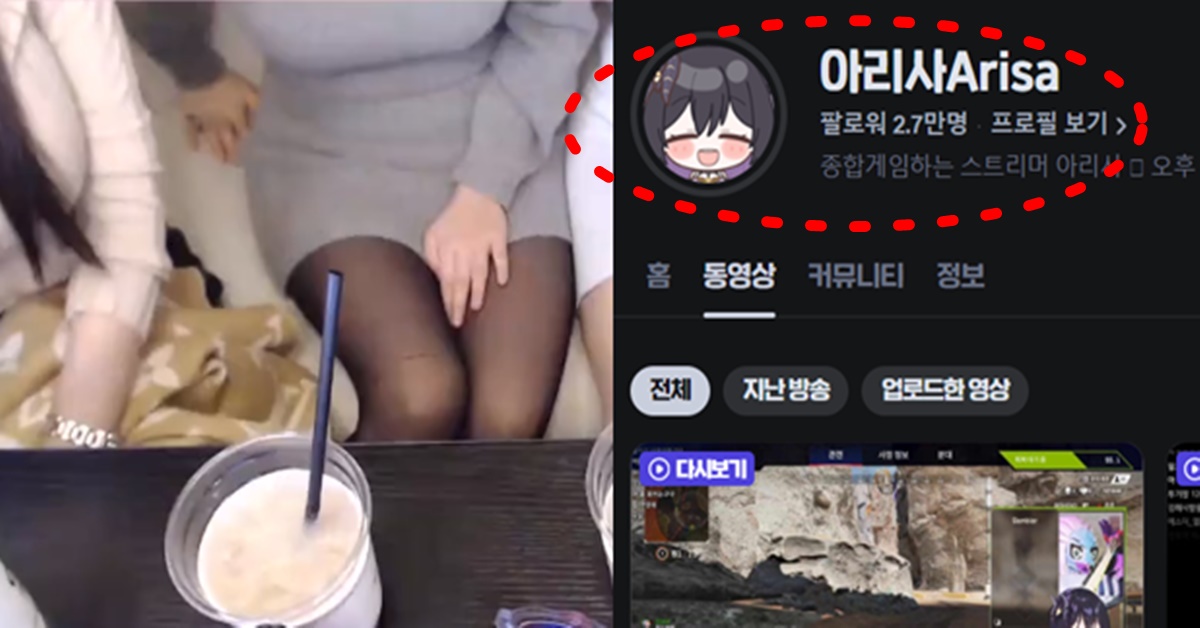 치지직 버튜버 카론 에스더 아리사 빨간약 실물 얼굴 팬들 반응