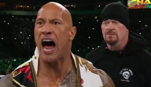 언더테이커 더 락 레슬매니아 40