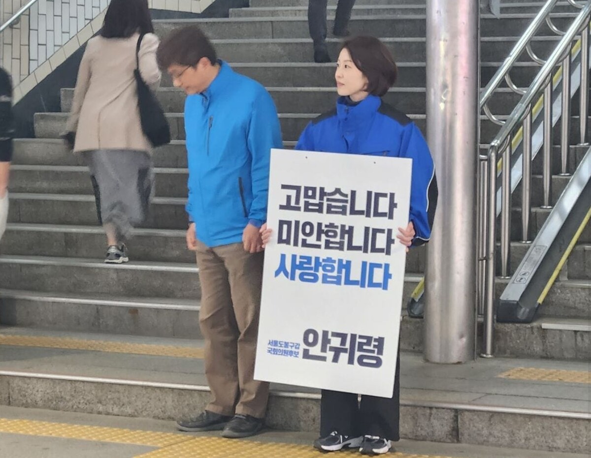 안귀령 인스타 낙선 인사