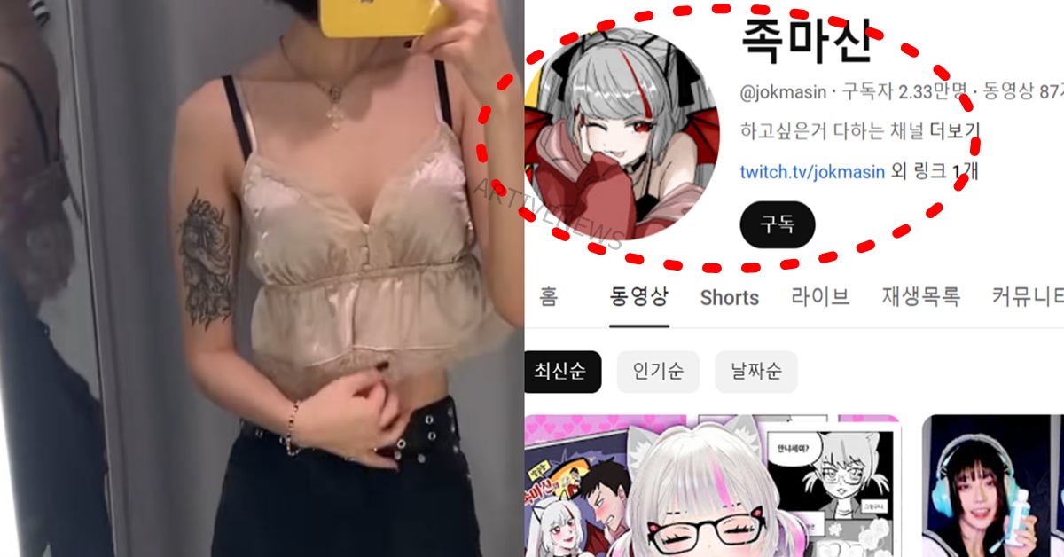 아프리카 버튜버 족마신 페미 미스 발렌타인 동일인물 논란