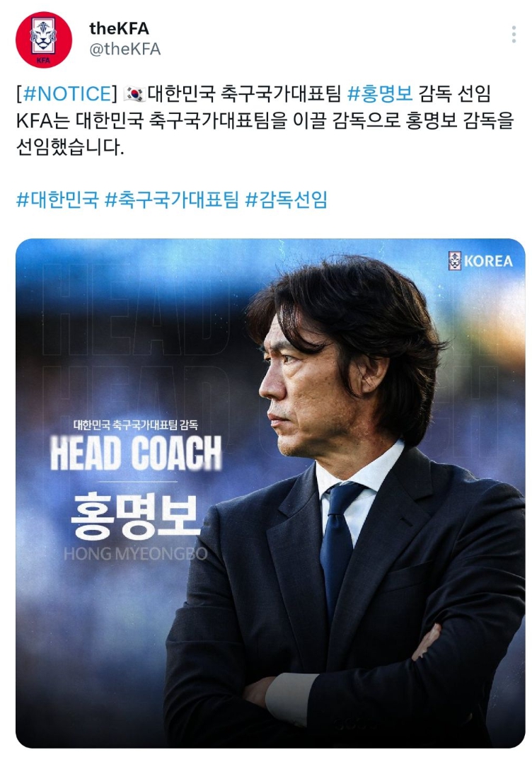 대한축구협회 홍명보
