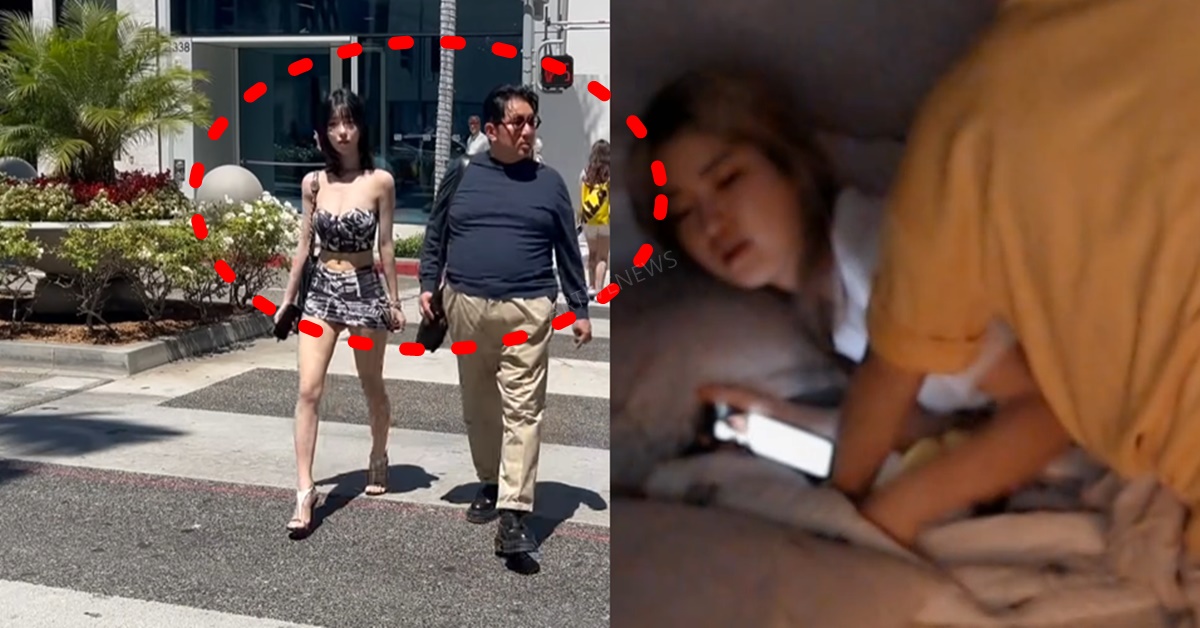 방시혁 BJ 과즙세연 언니 미국 동행 포착 / 잠방 콘텐츠(우)