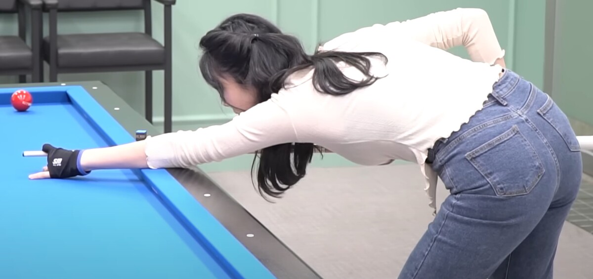 당구 정수빈 뒷태 몸매 / 방수좋아 당구TV