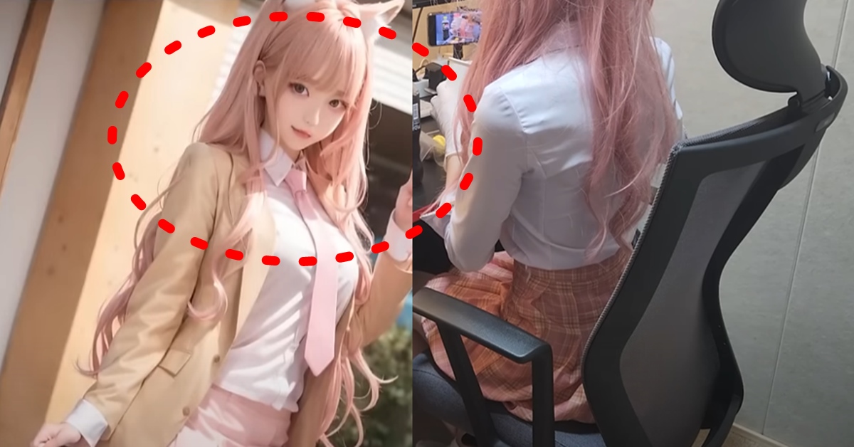 허니즈 소속 버튜버 허니츄러스 얼굴 AI 생성 사진 / 브이로그