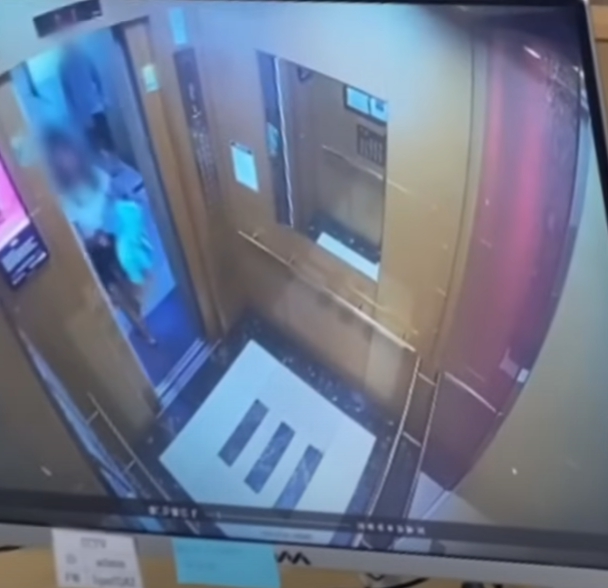 야당동 아파트 승강기 사건 CCTV