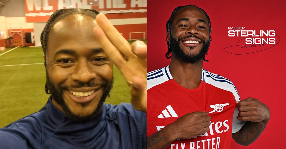 첼시 라힘 스털링 아스날 임대 이적 오피셜