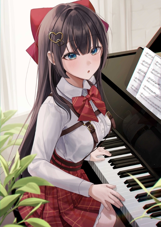 시라유키 히나 캐릭터 피아노
