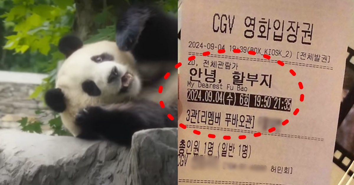 푸바오 영화 안녕 할부지 결말 쿠키영상 스포 후기