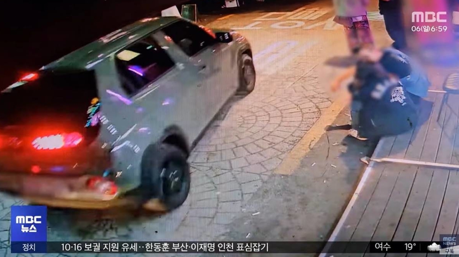 문다혜 현대 캐스퍼 이태원 음주운전 CCTV / MBC