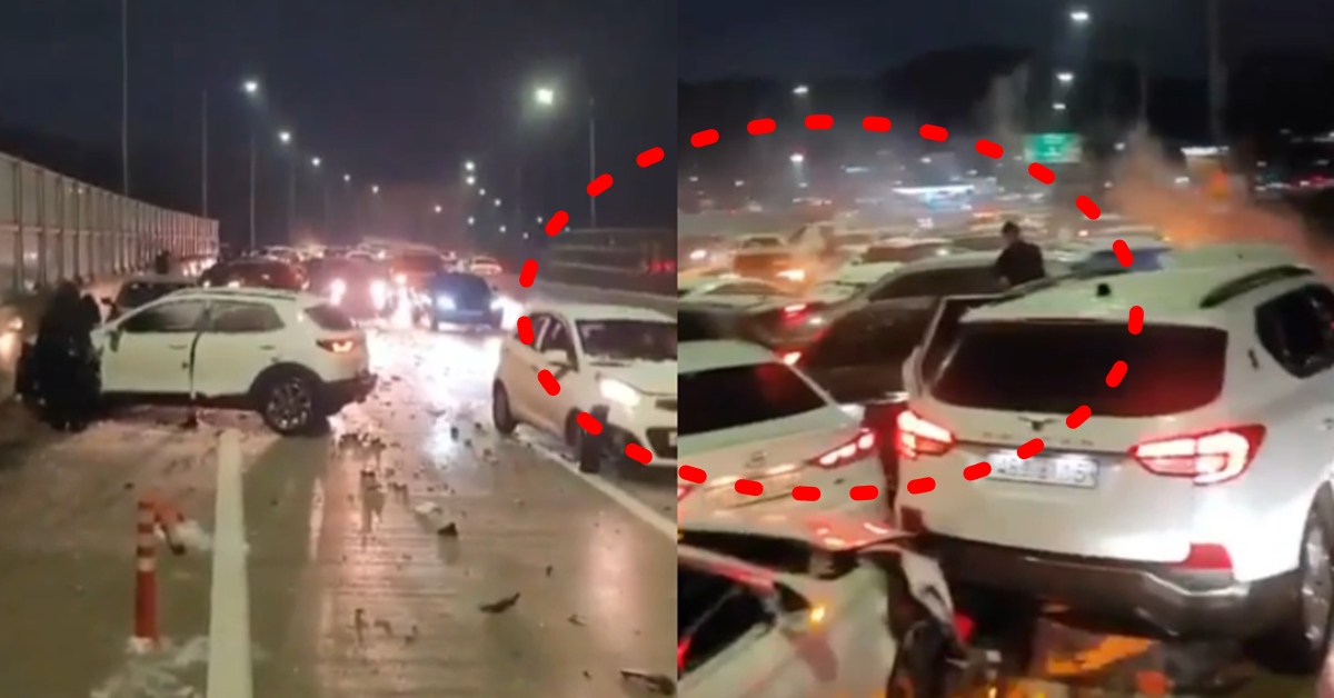 강원도 원주 만종 53중 추돌 사고