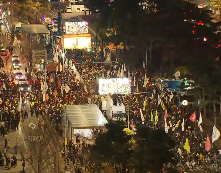 여의도 촛불 집회