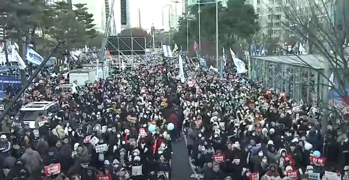 여의도 탄핵 집회