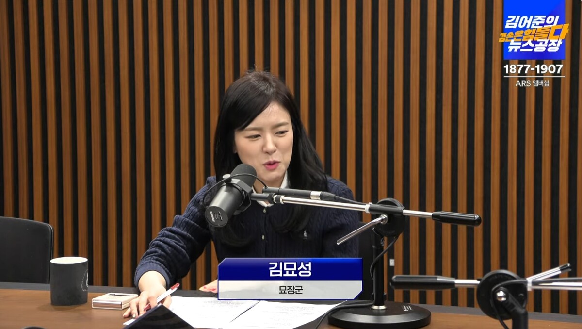 겸공 출연한 묘장군 김묘성 방송인