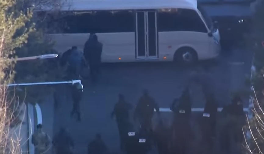 윤석열 체포 중지 현장