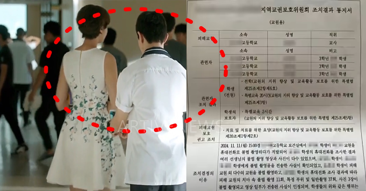 여교사 불법 촬영 고등학교 논란 / 기사 이해를 돕기 위한 자료 사진