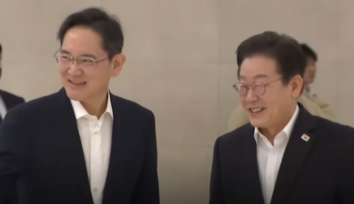 삼성 이재용 회장과 이재명 대표