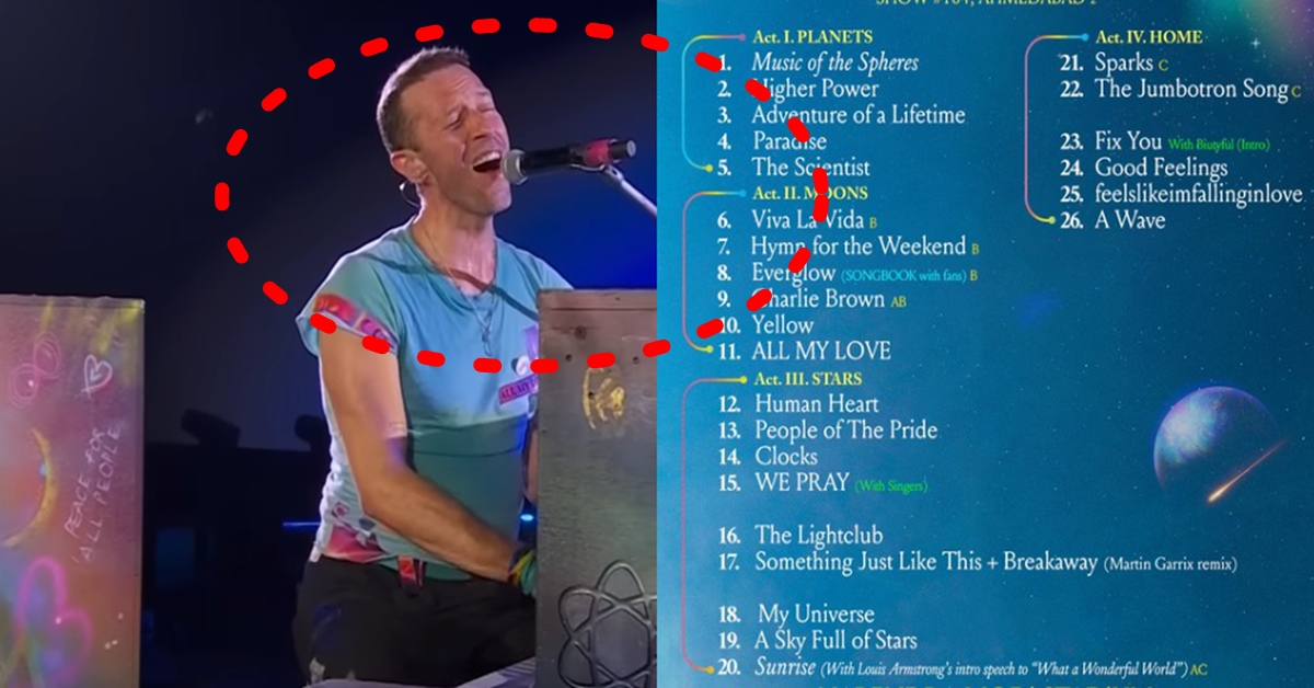 콜드플레이 4월 내한 콘서트 셋리스트