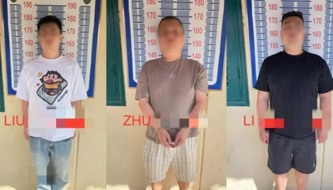 중국인 가담자 3인