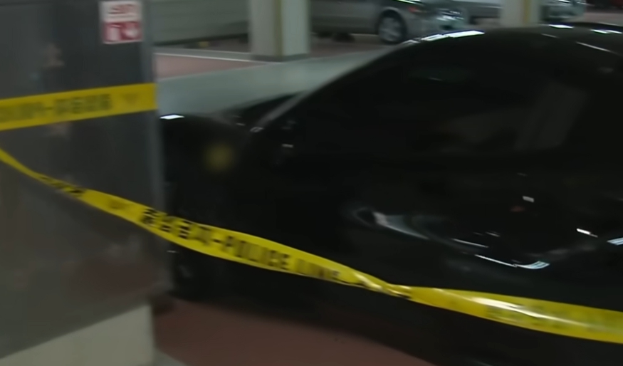 송도 지하주차장 유튜버 페라리